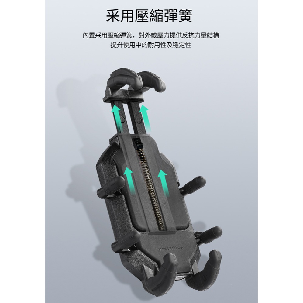 [嘉義安全帽] 五匹 新版 甲殼 手機架 後照鏡安裝版 免運-細節圖4