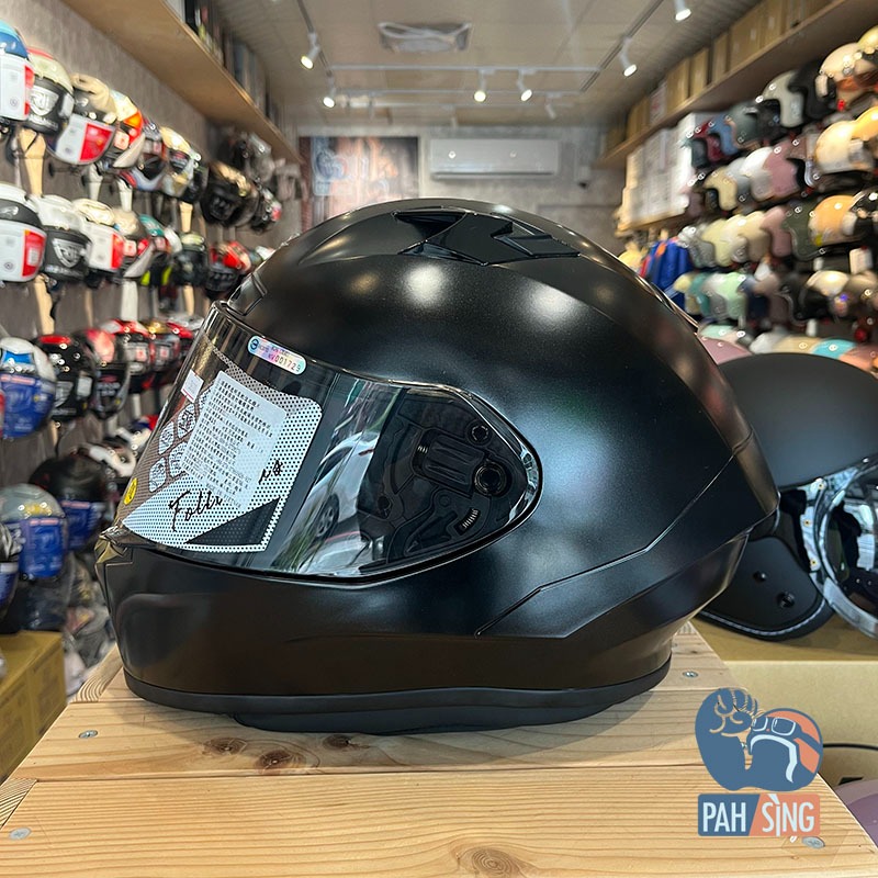 [嘉義安全帽] ZEUS 826 素色消光黑 全罩 賽道級 安全帽 2XL-細節圖5