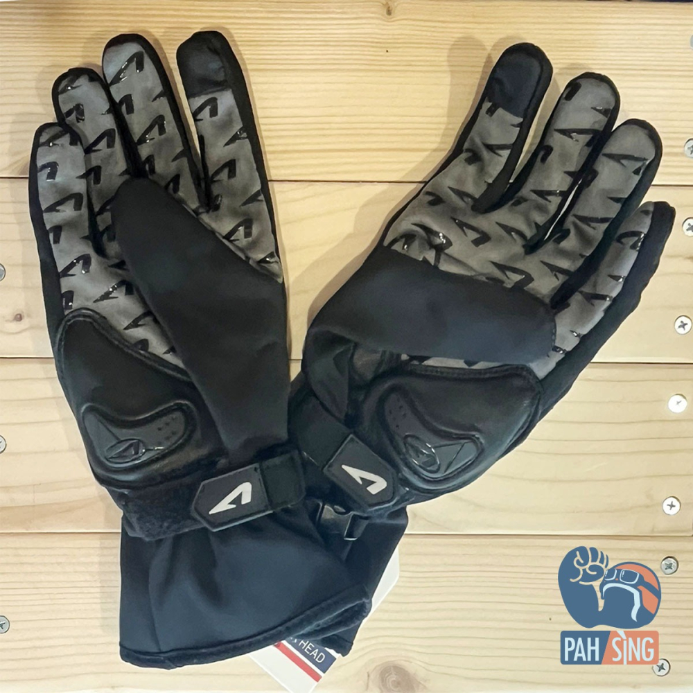 [嘉義安全帽] Astone 冬季手套 冬季防摔手套 防寒手套 GA50 黑銀 免運-細節圖9
