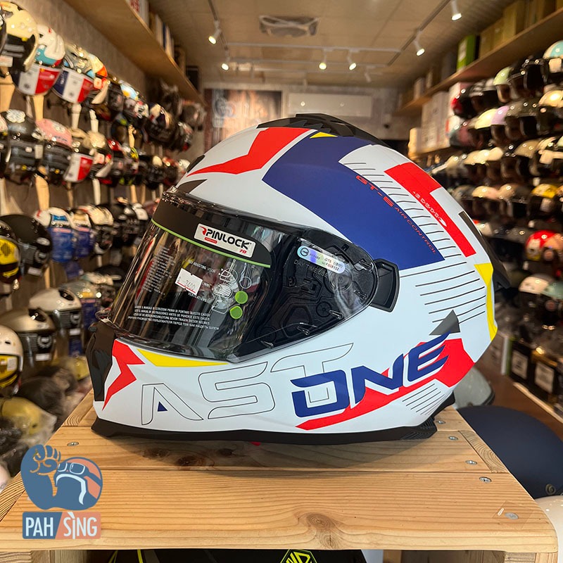 [嘉義安全帽] ASTONE GT6 YB2 平藍紅 內墨鏡 全罩 大帽殼 免運-細節圖2