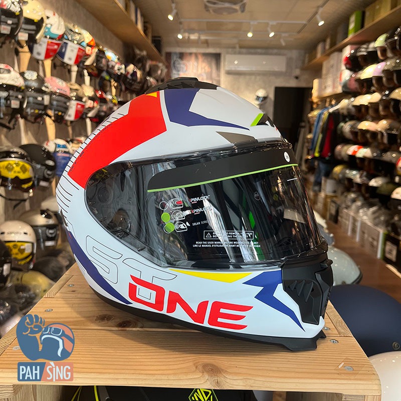 [嘉義安全帽] ASTONE GT6 YB2 平藍紅 內墨鏡 全罩 大帽殼 免運-細節圖4