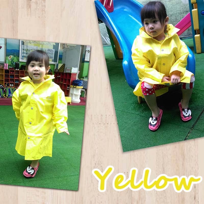 [嘉義安全帽] 皇馬 兒童 亮黃 安全雨衣  SGS檢驗合格 無毒雨衣 RH-9121-細節圖5