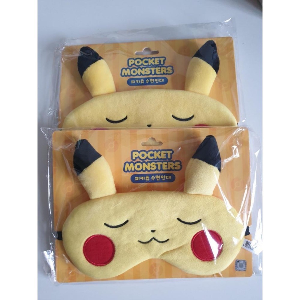 現貨 韓國 寶可夢 POKEMON 皮卡丘 卡比獸 眼罩 #交換禮物-細節圖2