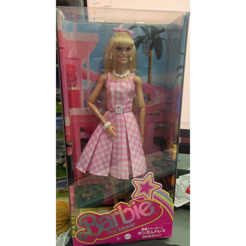 瑪格羅比 格子洋裝 芭比娃娃 電影 barbie