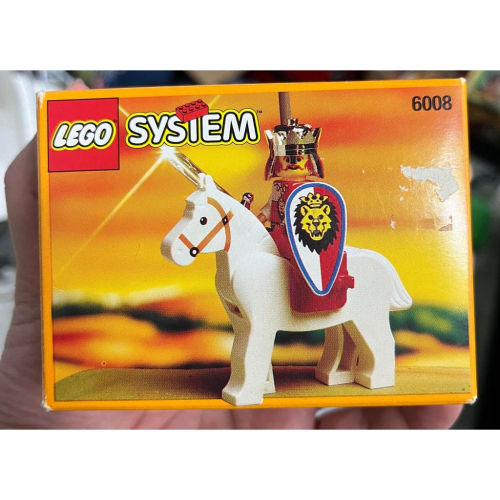 LEGO 6008 1995年 獅子 國王 騎士 馬 城堡 配件 盒組