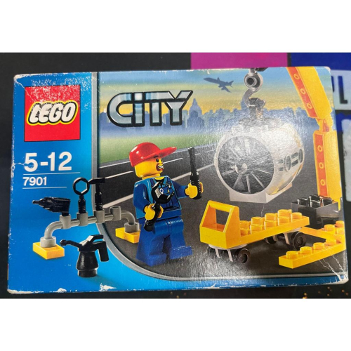 LEGO 7901 飛機維修員 絕版珍藏小盒