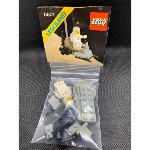 LEGO 太空車 6801 1984年 白色太空人