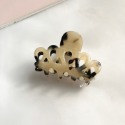 韓國製 皇冠造型鯊魚夾 公主頭髮夾 ins 醋酸髮夾 劉海夾 韓國髮飾-規格圖4