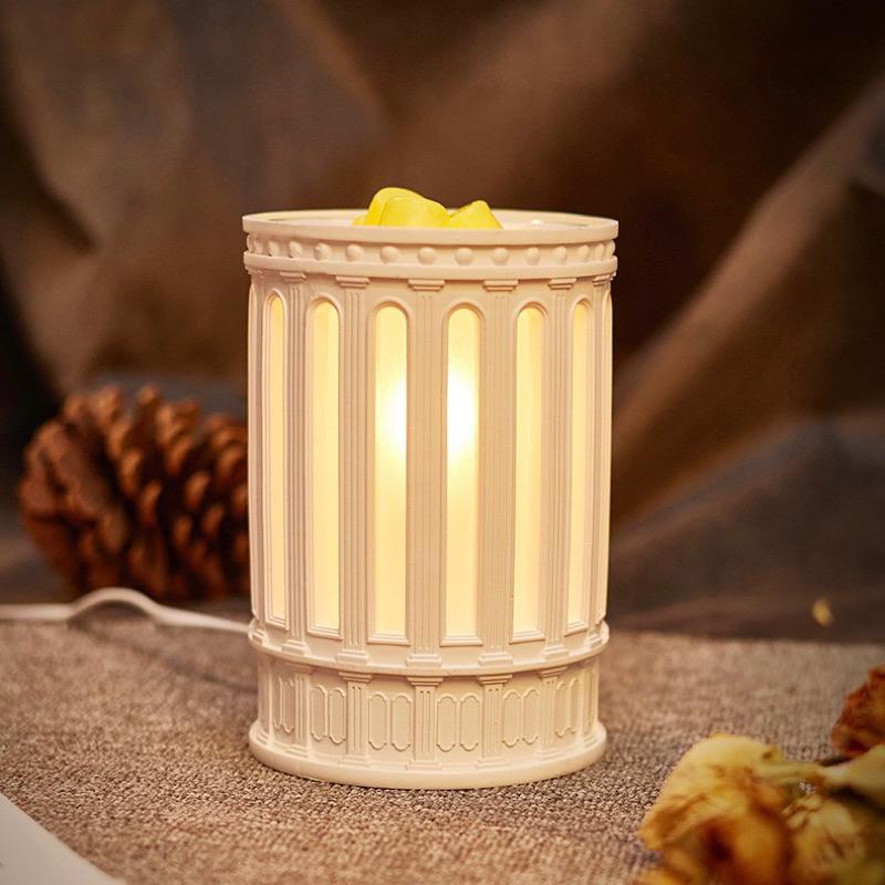 D_eh·可定時｜會散發香氣的燈｜復古羅馬柱融蠟燈-細節圖2