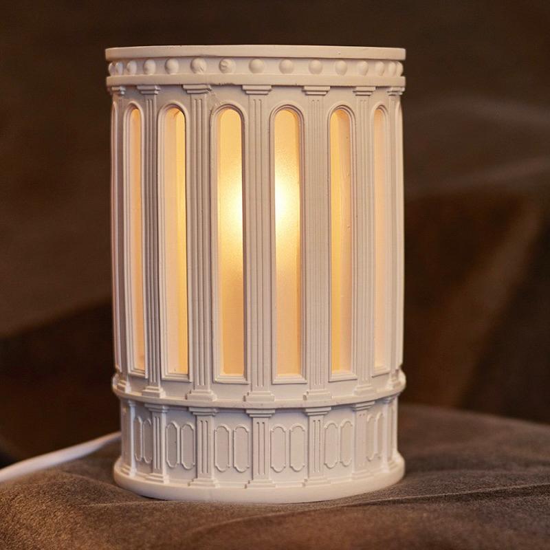 D_eh·可定時｜會散發香氣的燈｜復古羅馬柱融蠟燈-細節圖3