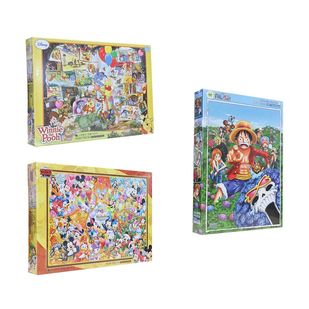 迪士尼 海賊王 航海王 益智拼圖1600片 益智遊戲 兒童拼圖 正版授權HP0012-細節圖2