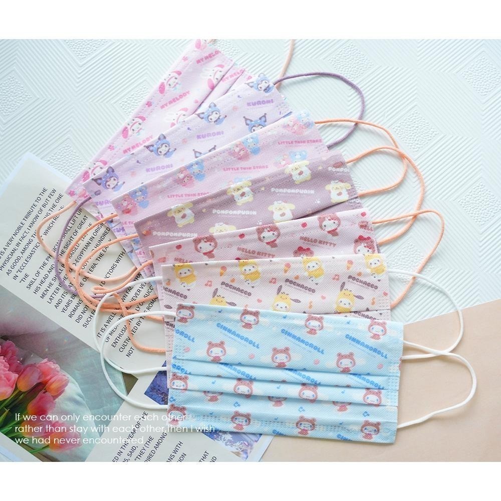三麗鷗 Sanrio 玩偶系列 醫療口罩 醫用口罩 台灣製造 成人口罩 (10入/盒)【5ip8】IN0008-細節圖8