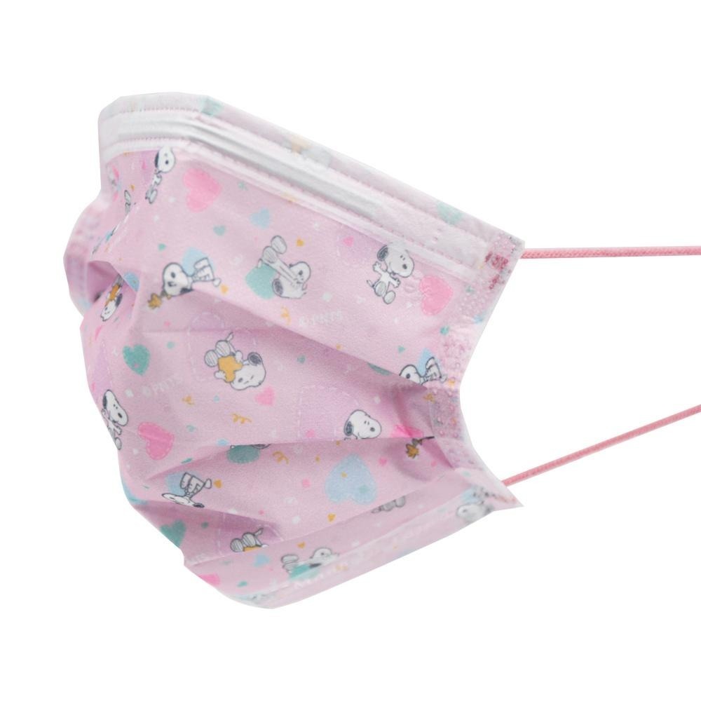 史努比 Snoopy 成人平面醫療口罩 台灣製造 (10入/盒)【5ip8】童心成人款-細節圖2