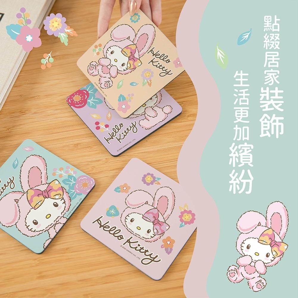 三麗鷗 Sanrio 兔年系列 軟式珪藻土吸水杯墊 (2入組) 杯墊 防潮 硅藻土 防滑墊 隔熱墊【5ip8】-細節圖8