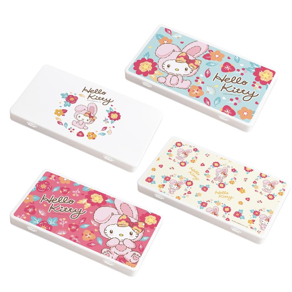 三麗鷗 Sanrio 兔年系列 防疫口罩收納盒 口罩盒 置物盒 零錢盒 凱蒂【5ip8】KT0158-細節圖2
