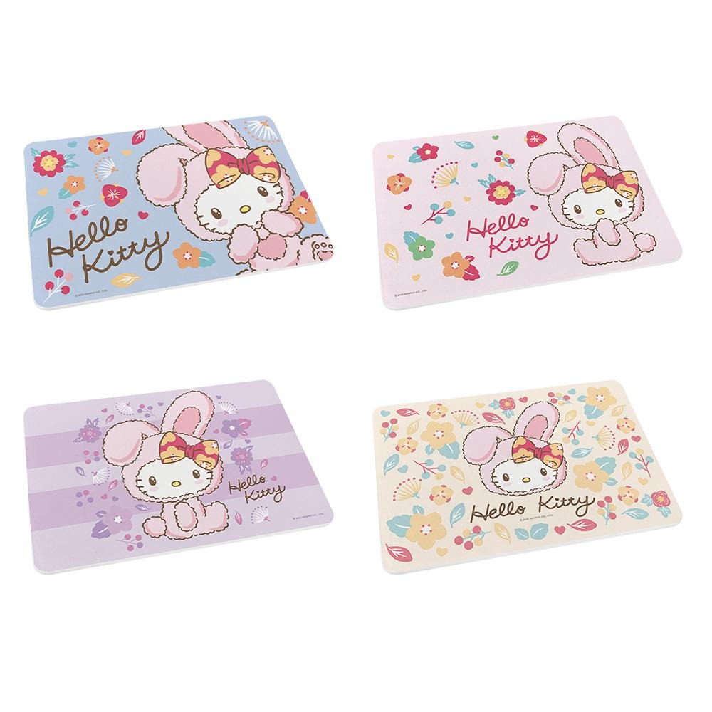 三麗鷗 Sanrio 兔年系列 硬式珪藻土地墊 60x39x0.9 硅藻土 腳踏墊 防潮  吸水墊【5ip8】-細節圖2