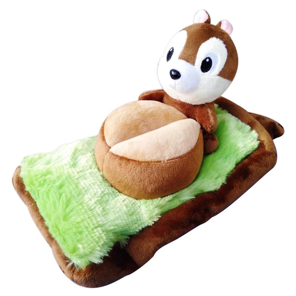 迪士尼 Disney  造型絨毛布偶 面紙套 面紙盒 小熊維尼 史迪奇 奇奇蒂蒂 【5ip8】BC0441-細節圖3