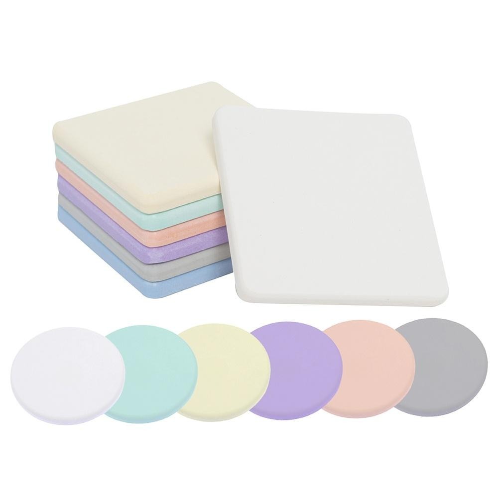 素色硬式珪藻土杯墊  台灣製造/SGS無石棉/防潮/硅藻土/防滑墊/吸水墊/隔熱墊 【5ip8】FM0109-細節圖2