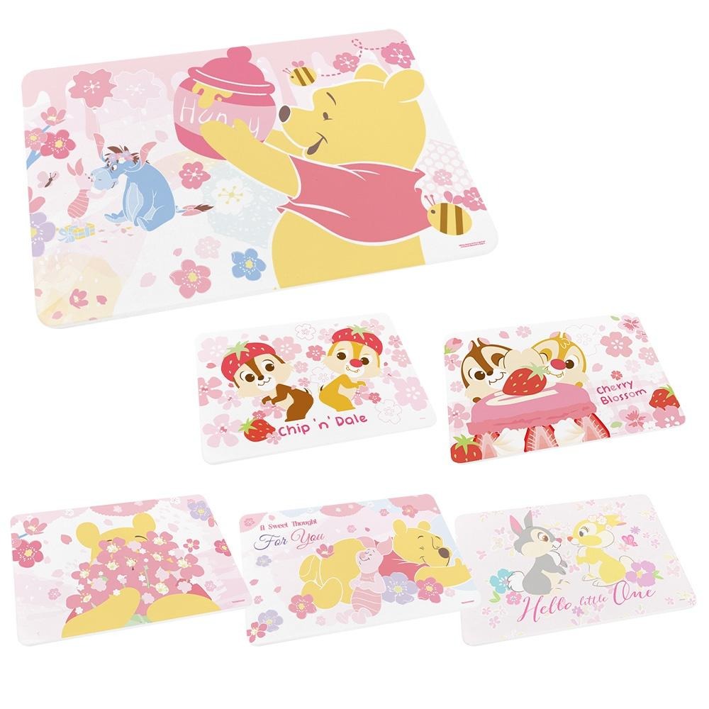 迪士尼Disney 櫻花季珪藻土吸水地墊60x39 維尼 奇奇蒂蒂 邦妮 硅藻土腳踏墊 防潮【5ip8】DN0277-細節圖2