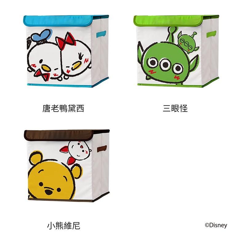 迪士尼 TSUM TSUM 方形摺疊收納箱 收納盒 置物箱 維尼 米奇 奇奇蒂蒂 三眼怪 唐老鴨【5ip8】-細節圖9