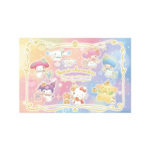 卡通系列-拼圖1000片 三麗鷗 雙星仙子 雙子星 布丁狗 美樂蒂 酷洛米 小魔女DoReMi【5ip8】HP00140-規格圖5