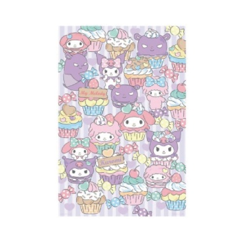 卡通系列-拼圖1000片 三麗鷗 雙星仙子 雙子星 布丁狗 美樂蒂 酷洛米 小魔女DoReMi【5ip8】HP00140-規格圖5