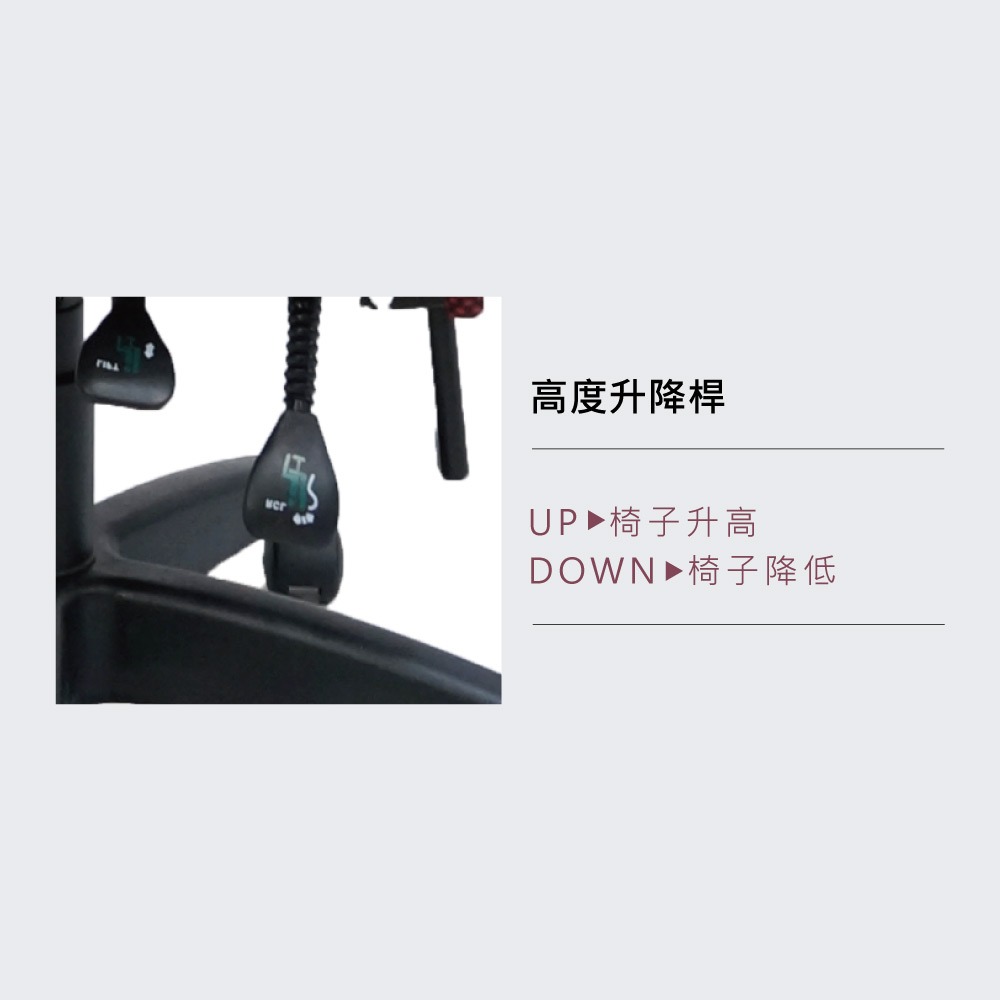 台灣製造EL-12透氣辦公椅 舒適透氣 符合人體工學【5ip8】SC0056-細節圖4
