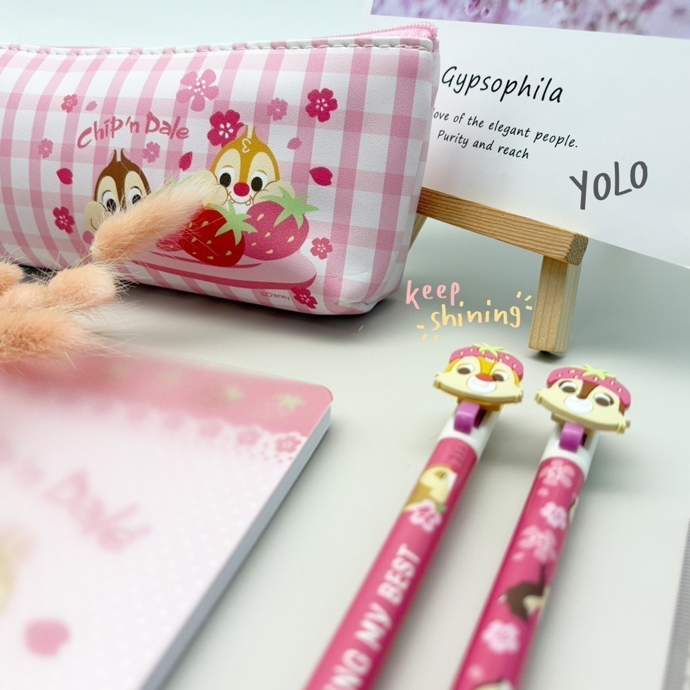 【7-ELEVEN門市團購】迪士尼 - 櫻花系列 袋裝文具組 | 線圈筆記本 尺 資料袋 原子筆 筆記本【5ip8】-細節圖6