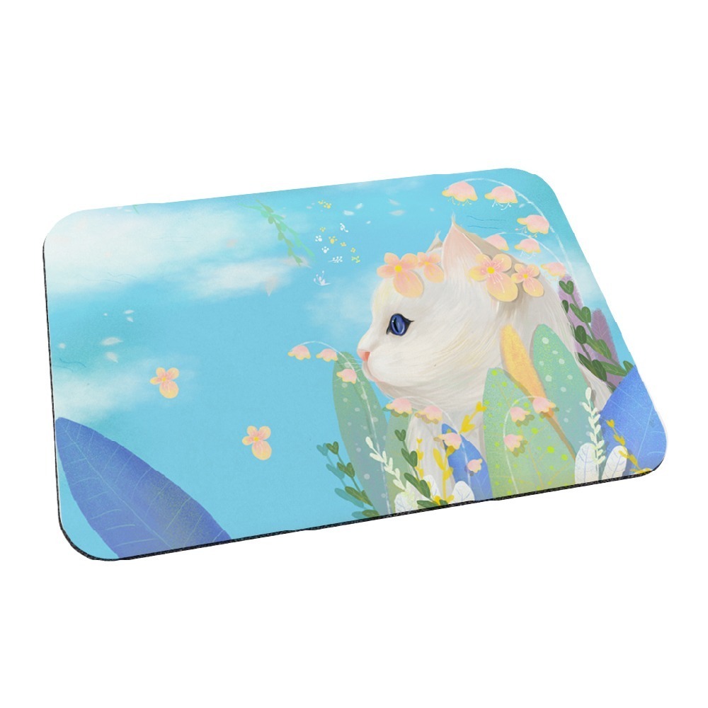 台灣製造 插畫萌貓軟式珪藻土地墊 60*40 地墊 防潮 腳踏墊 硅藻土 吸水墊踏墊 吸水墊 【5ip8】FM4110-規格圖10