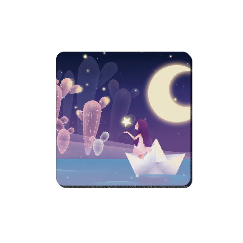 台灣製造 月亮軟式珪藻土吸水杯墊 10*10*0.5 防潮 硅藻土 防滑墊 隔熱墊【5ip8】FM4102-規格圖8