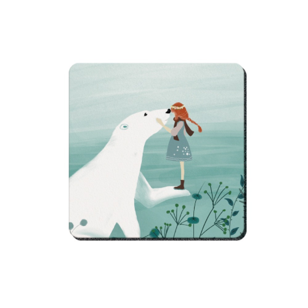 台灣製造熊熊軟式珪藻土吸水杯墊 10*10*0.5 防潮 硅藻土 防滑墊 隔熱墊【5ip8】FM4102-規格圖9