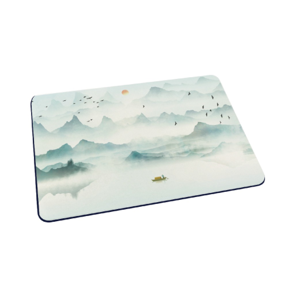 台灣製造 水墨軟式珪藻土地墊 60*40地墊 防潮 腳踏墊 硅藻土 吸水墊踏墊 吸水墊 【5ip8】FM4103-規格圖11