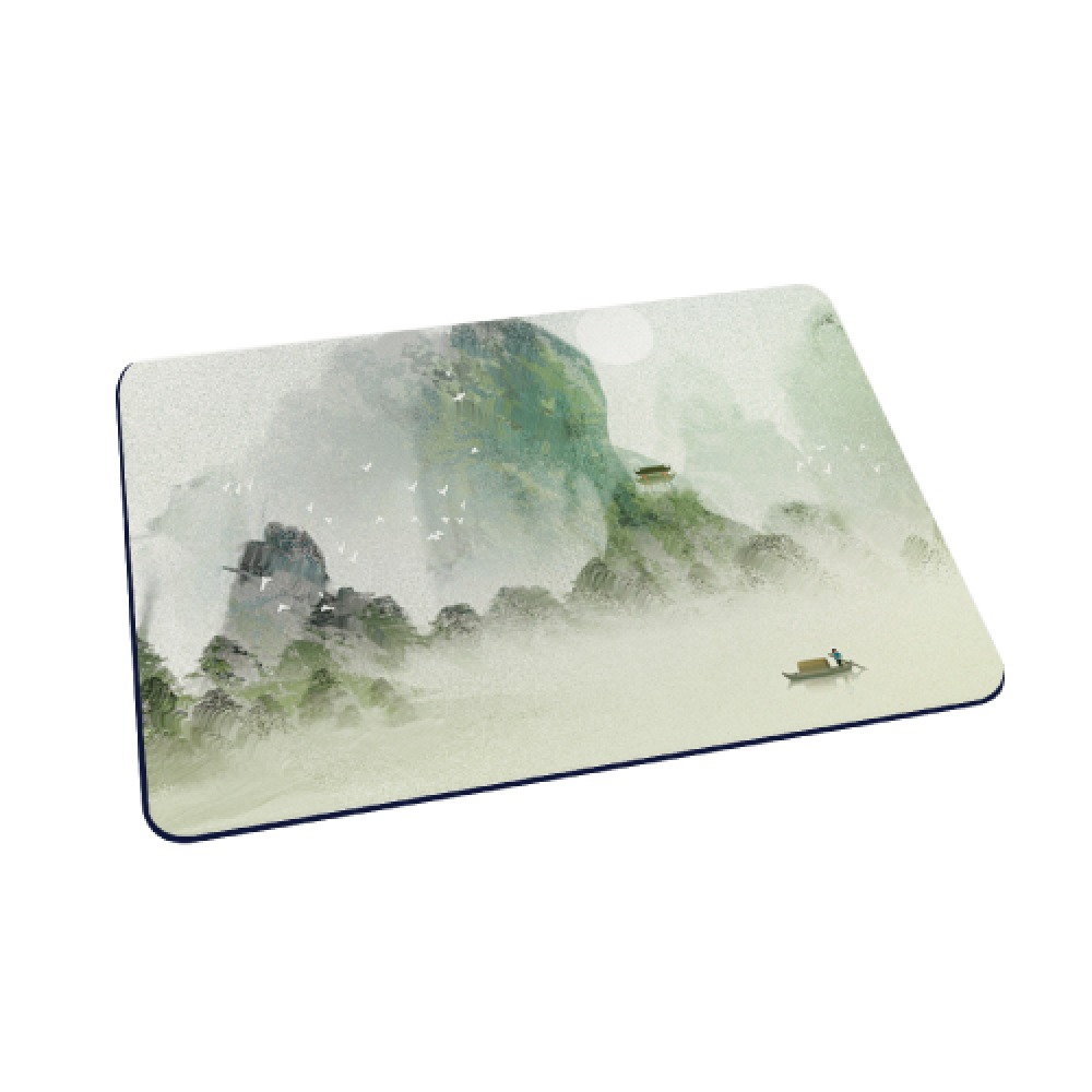 台灣製造 水墨軟式珪藻土地墊 60*40地墊 防潮 腳踏墊 硅藻土 吸水墊踏墊 吸水墊 【5ip8】FM4103-規格圖11