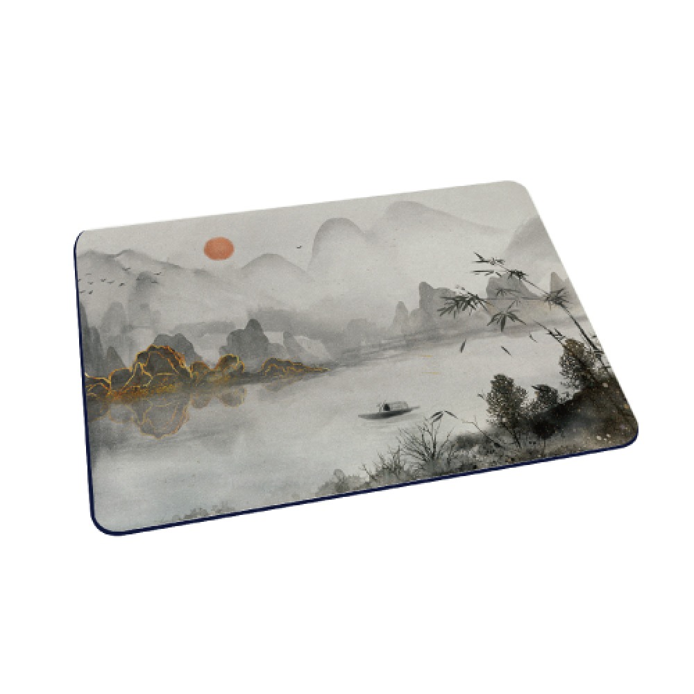 台灣製造 水墨軟式珪藻土地墊 60*40地墊 防潮 腳踏墊 硅藻土 吸水墊踏墊 吸水墊 【5ip8】FM4103-規格圖11