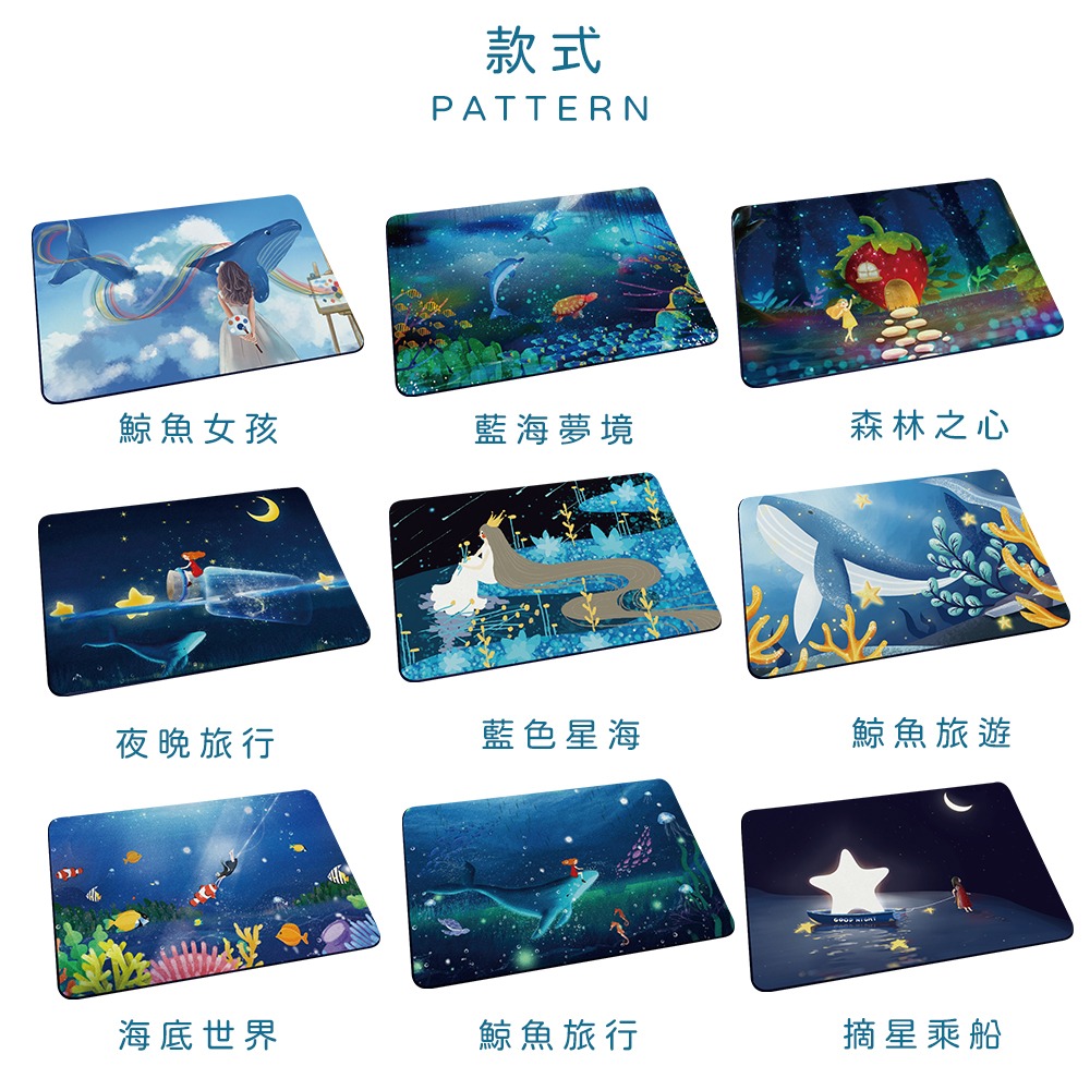 台灣製造 藍色系列軟式珪藻土地墊 60*40地墊 防潮 腳踏墊 硅藻土 吸水墊踏墊 吸水墊 【5ip8】FM4105-細節圖9