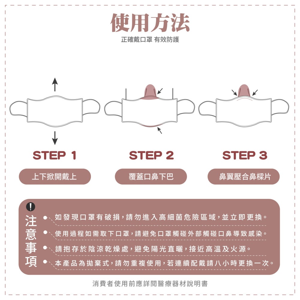 水舞 成人平面滿版醫用口罩(50入/盒) x6盒 I 多款顏色可選 台灣製造 MIT 口罩 醫療級-細節圖5