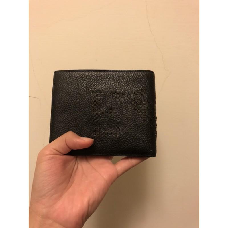 Emporio Armani  阿瑪尼黑色雙層短夾 全新 精品皮夾 精品短夾-細節圖2