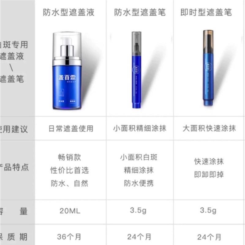 蓋百霖 白斑遮瑕筆 外出型 防水型遮蓋筆 代購-細節圖5
