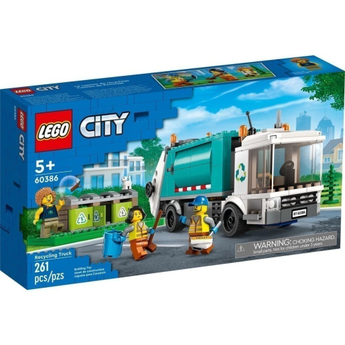 【群樂】盒組 LEGO 60386 City-資源回收車