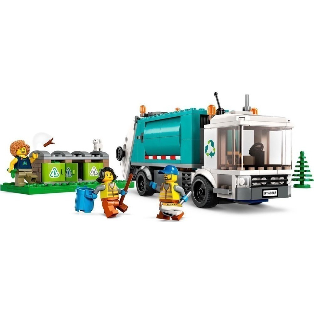 【群樂】盒組 LEGO 60386 City-資源回收車-細節圖2