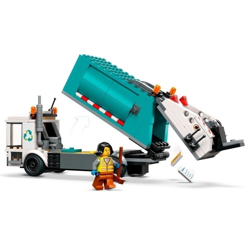 【群樂】盒組 LEGO 60386 City-資源回收車-細節圖4