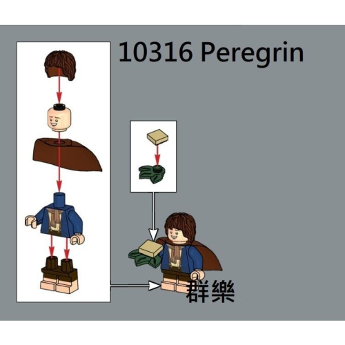 【群樂】LEGO 10316 人偶 Peregrin