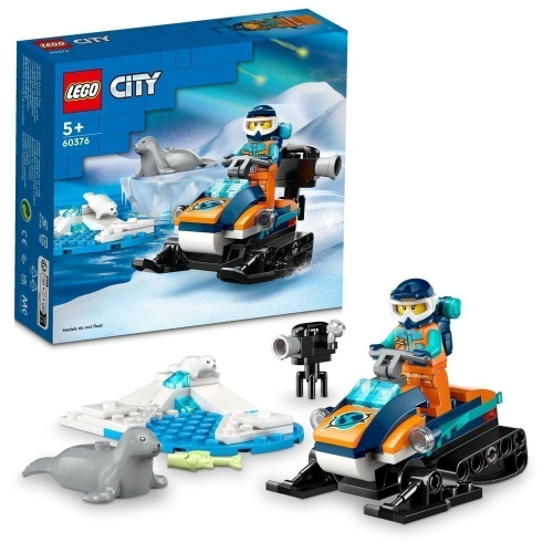 【群樂】盒組 LEGO 60376 City-北極探險家雪上摩托車(4)