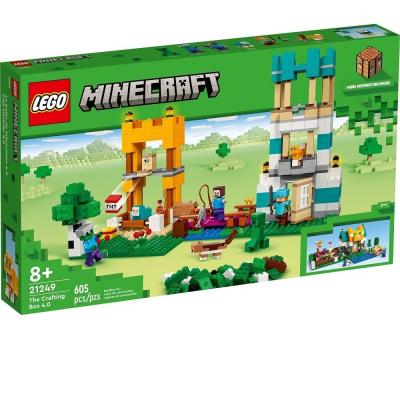 可刷卡 【群樂】建議選郵寄 盒組 LEGO 21249 Minecraft-TheCraftingBox4.0