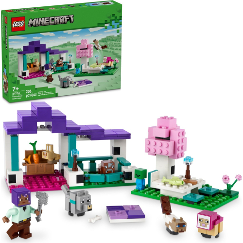 【群樂】盒組 LEGO 21253 Minecraft-動物保護區