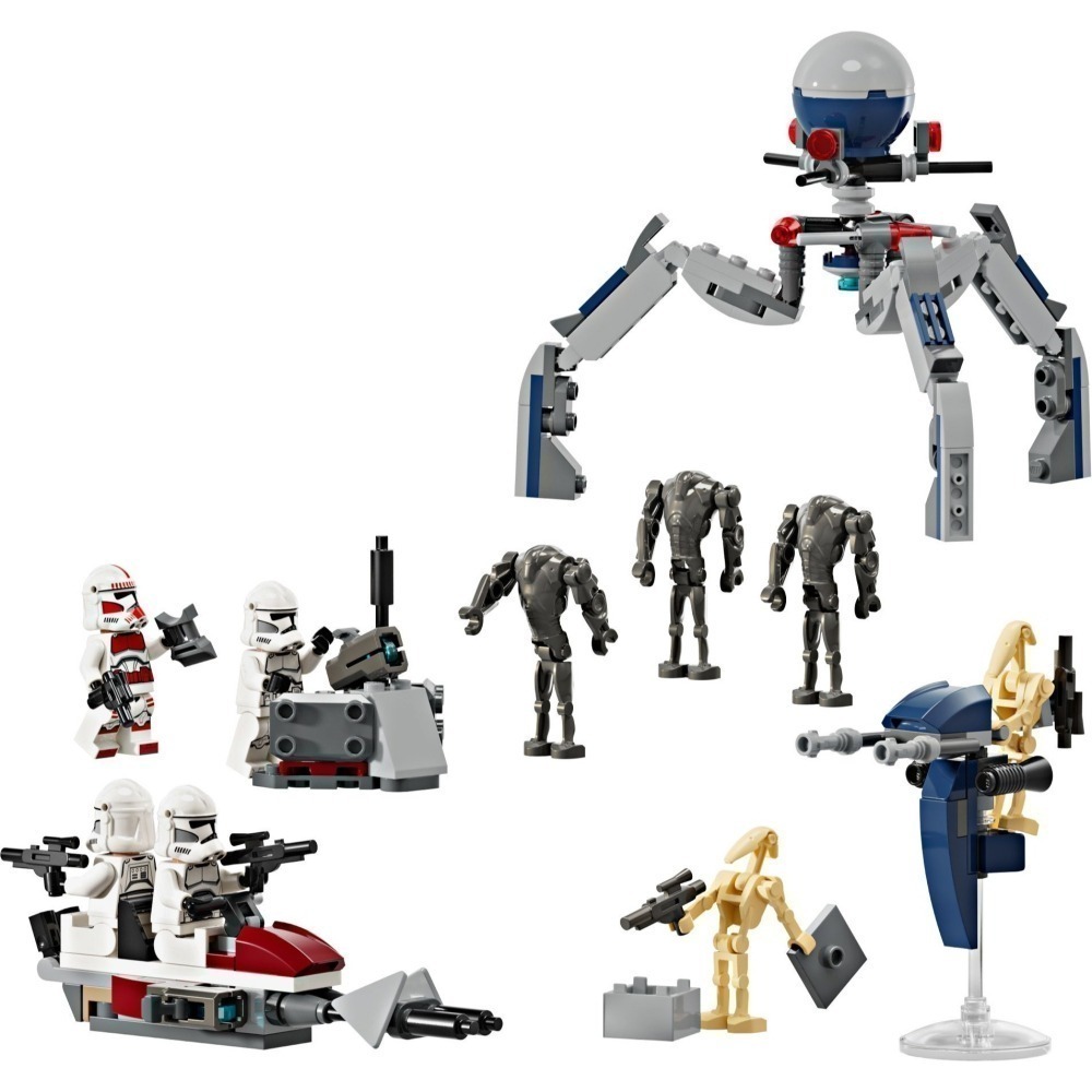 【群樂】盒組 LEGO 75372	SW-複製人士兵&戰鬥機器人Battle Pack-細節圖4