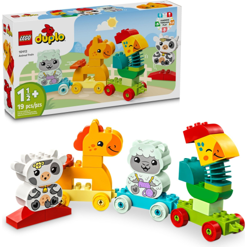【群樂】盒組 LEGO 10412 DUPLO-動物火車