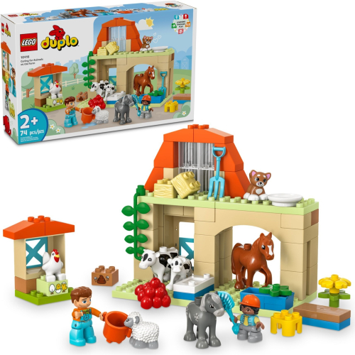 可刷卡 【群樂】建議選郵寄 盒組 LEGO 10416 DUPLO-照顧農場動物