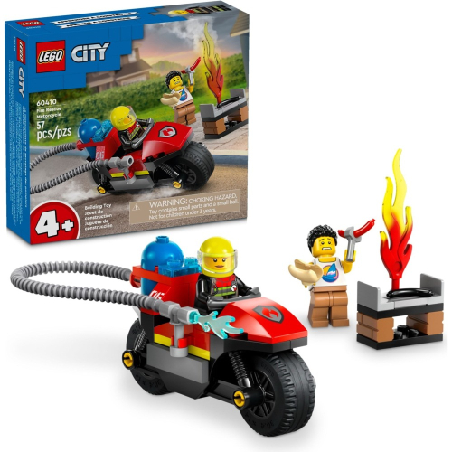 【群樂】盒組 LEGO 60410 City-消防救援摩托車
