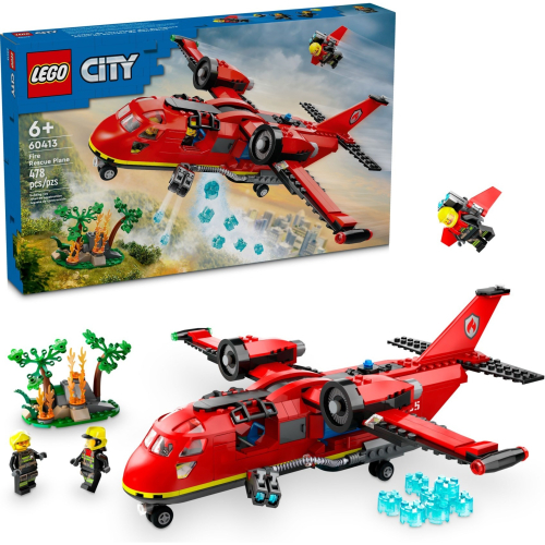 可刷卡 【群樂】建議選郵寄 盒組 LEGO 60413 City-消防救援飛機